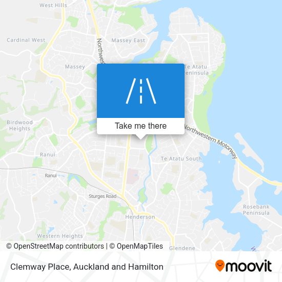 Clemway Place map