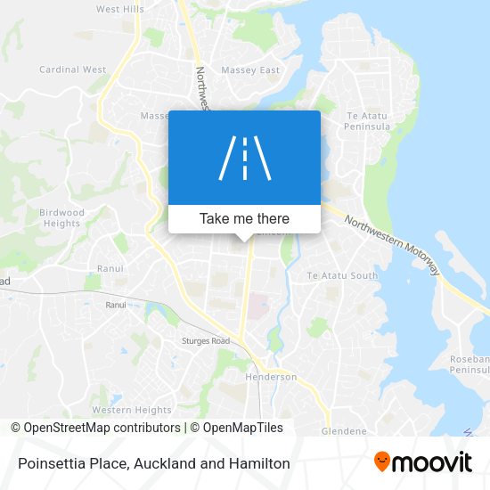 Poinsettia Place map
