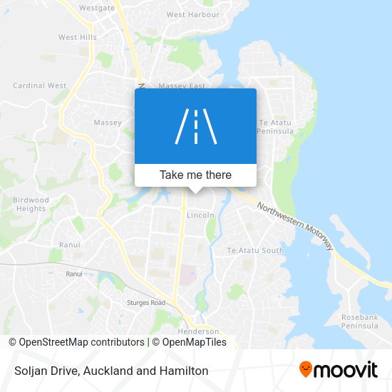 Soljan Drive map