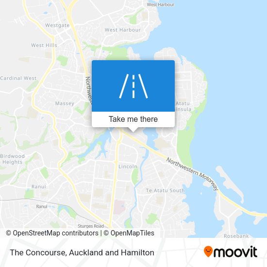 The Concourse map
