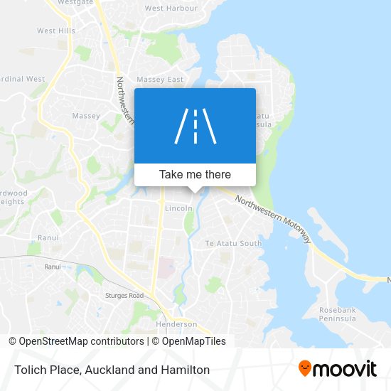 Tolich Place map