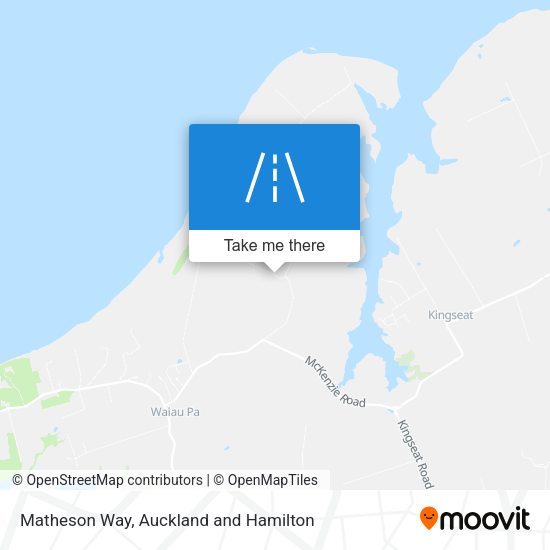 Matheson Way map