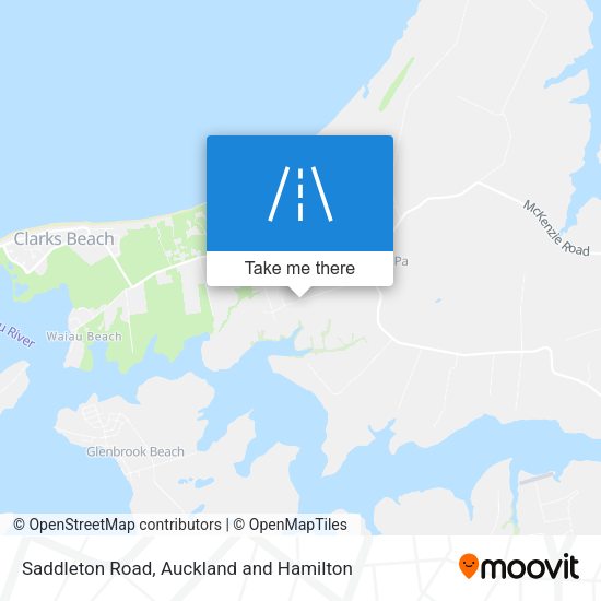 Saddleton Road map