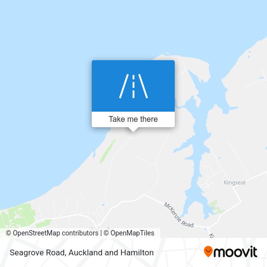 Seagrove Road map