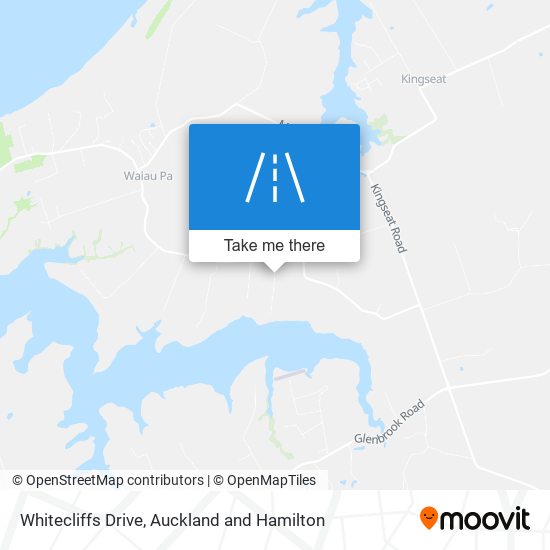 Whitecliffs Drive map