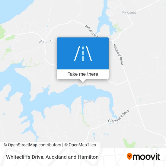 Whitecliffs Drive map