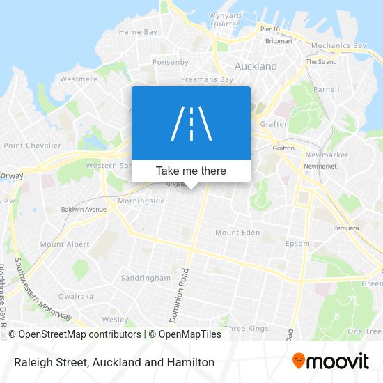 Raleigh Street map