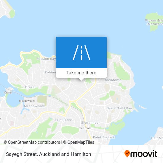 Sayegh Street map