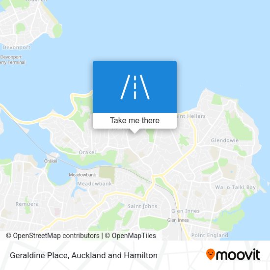 Geraldine Place map