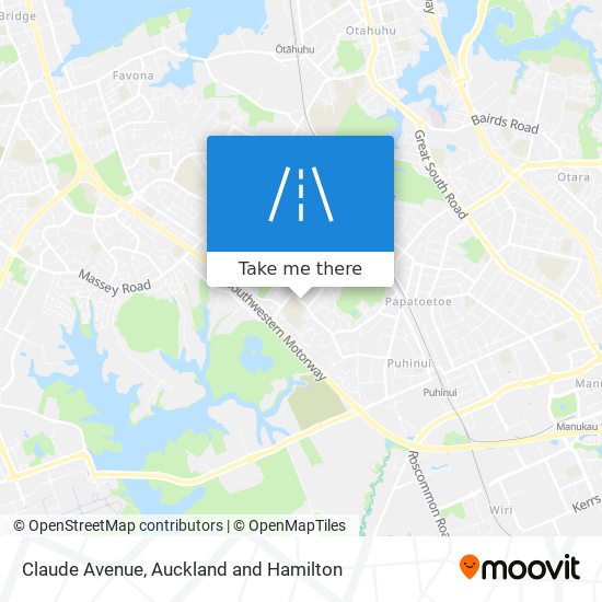 Claude Avenue map