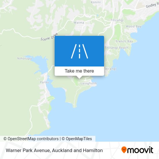 Warner Park Avenue map