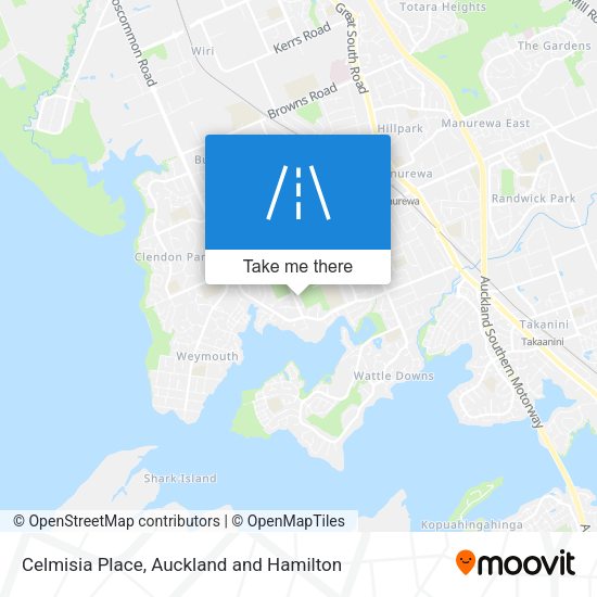 Celmisia Place map