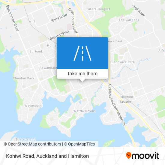 Kohiwi Road map