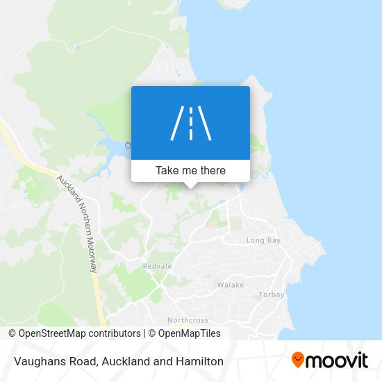 Vaughans Road map