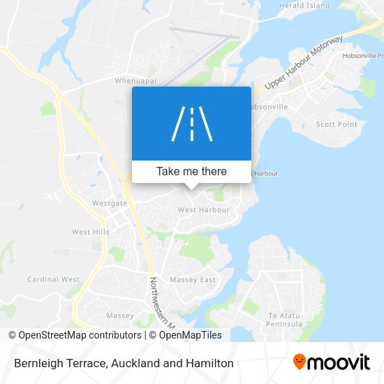 Bernleigh Terrace map