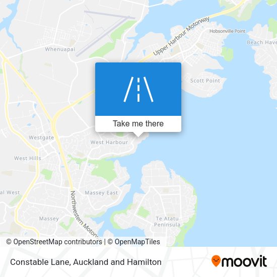 Constable Lane map