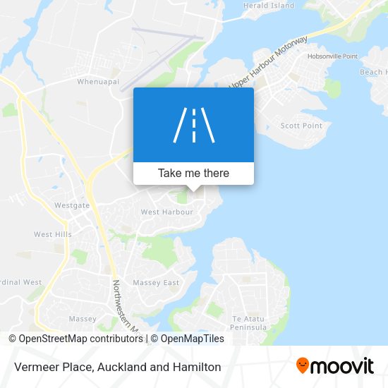 Vermeer Place map