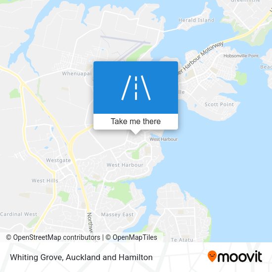 Whiting Grove map