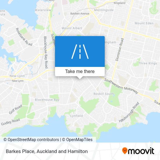Barkes Place map