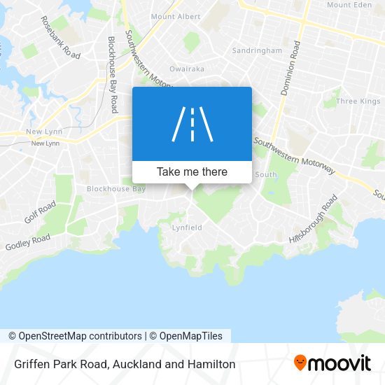Griffen Park Road map