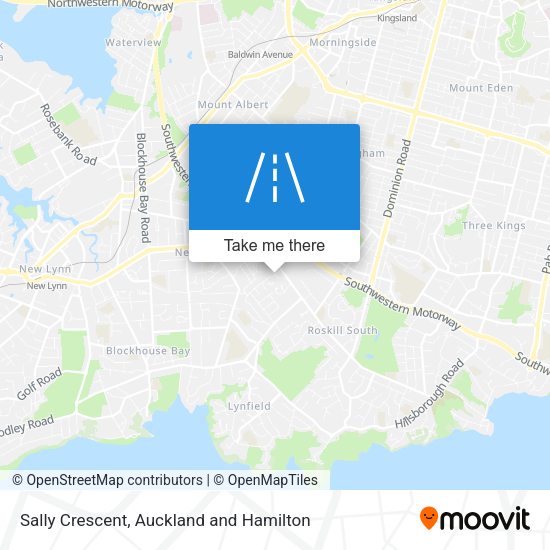 Sally Crescent map