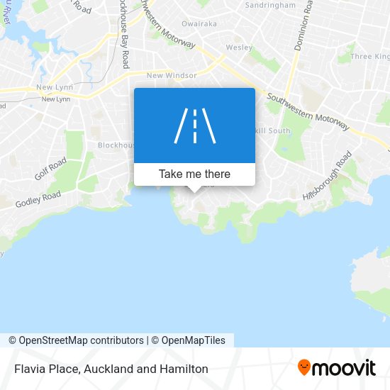 Flavia Place map