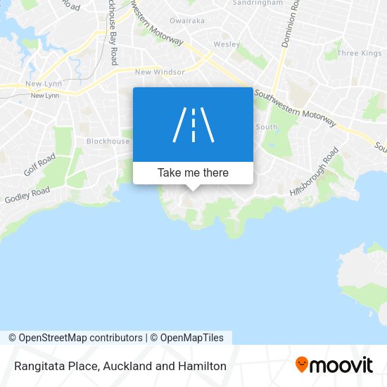 Rangitata Place map