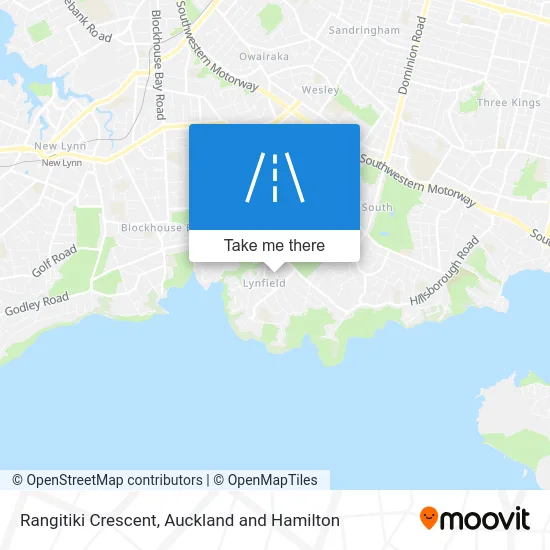 Rangitiki Crescent map
