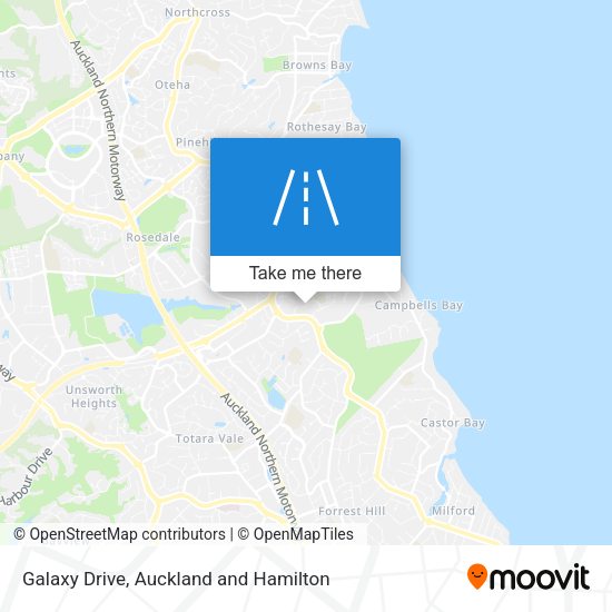 Galaxy Drive map
