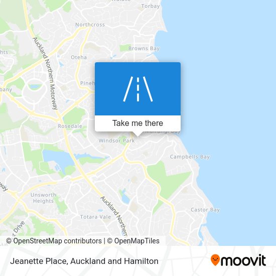 Jeanette Place map