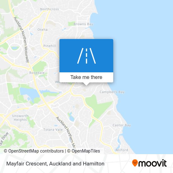 Mayfair Crescent map