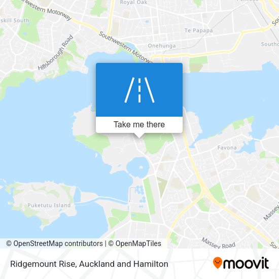 Ridgemount Rise map