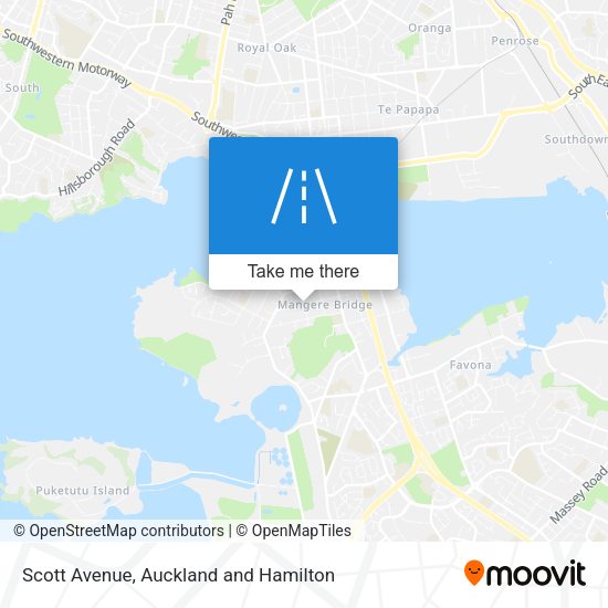 Scott Avenue map