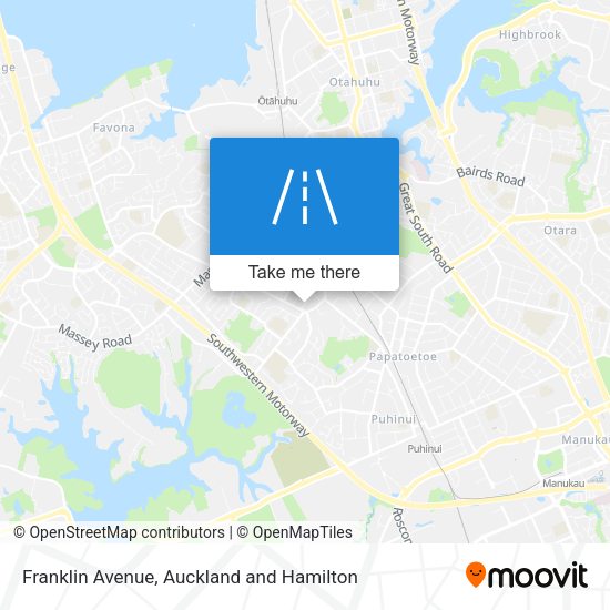 Franklin Avenue map