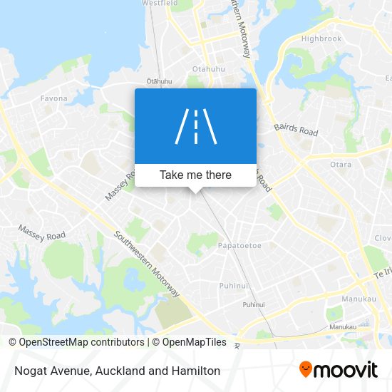 Nogat Avenue map