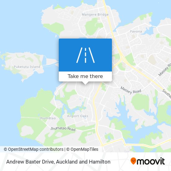 Andrew Baxter Drive map