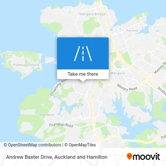 Andrew Baxter Drive map