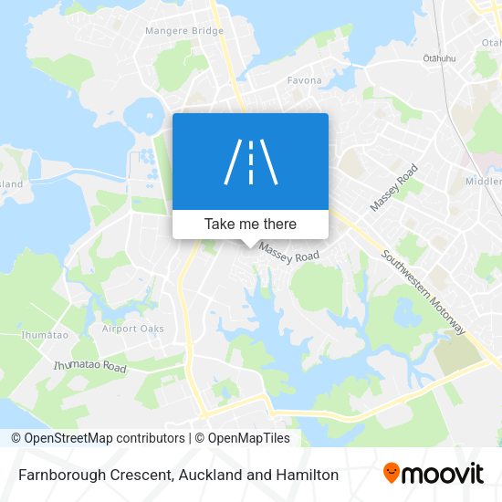 Farnborough Crescent map