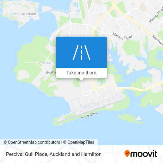 Percival Gull Place map