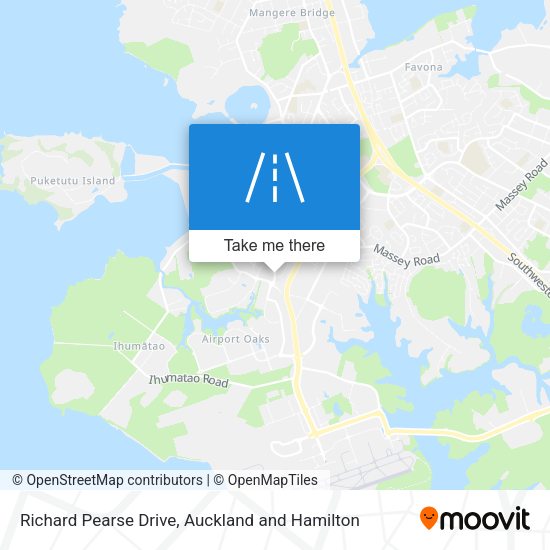 Richard Pearse Drive map