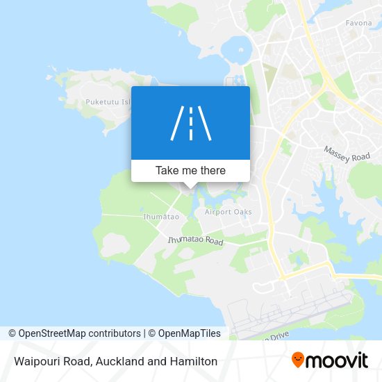 Waipouri Road map