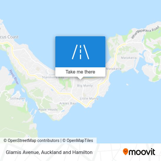 Glamis Avenue map