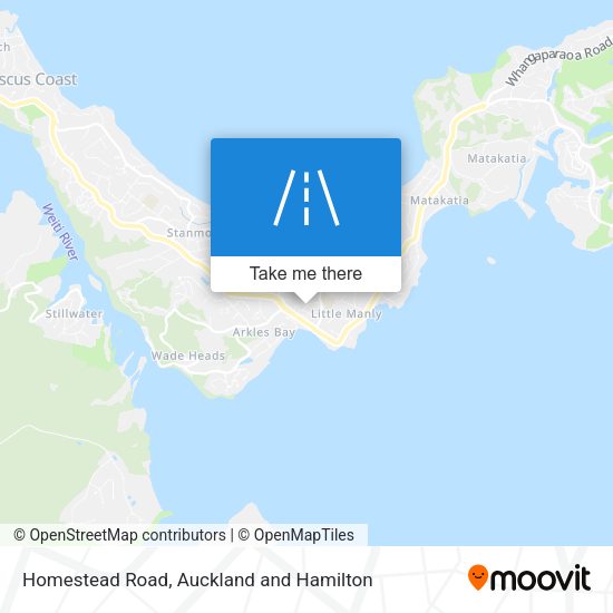 Homestead Road map