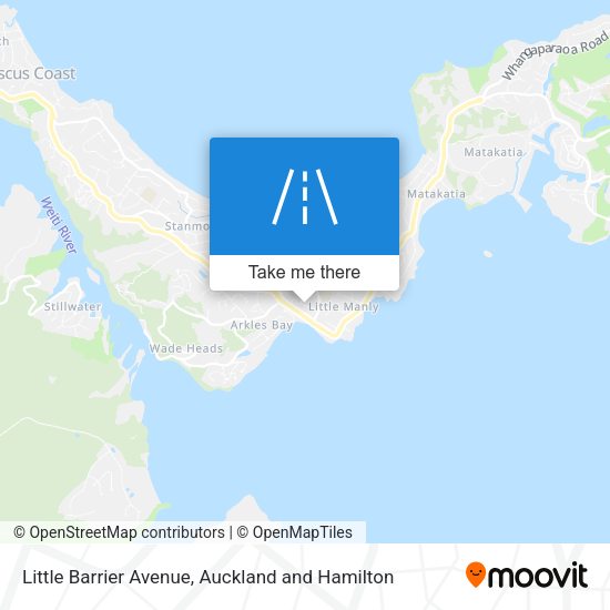 Little Barrier Avenue map