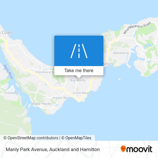 Manly Park Avenue map
