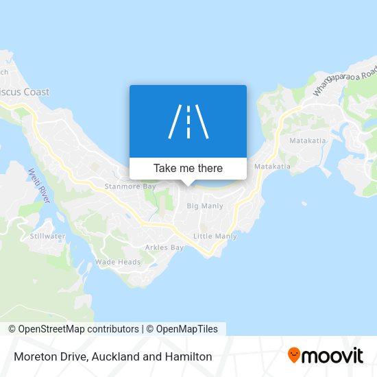Moreton Drive map
