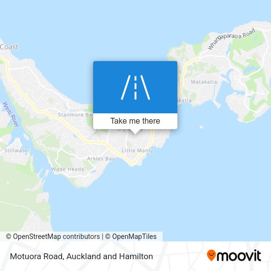 Motuora Road map