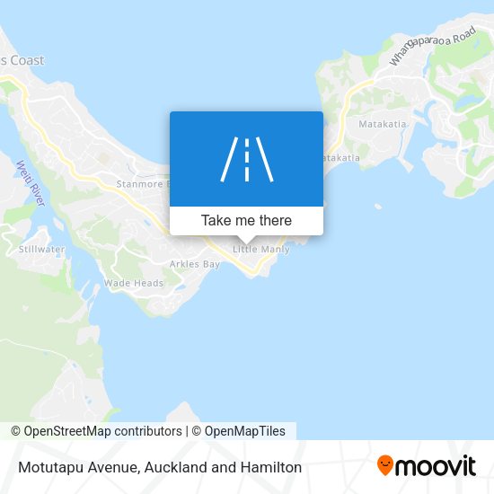 Motutapu Avenue map