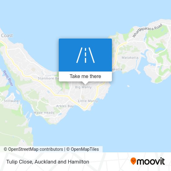 Tulip Close map