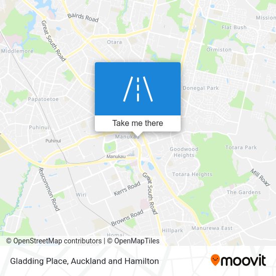 Gladding Place map